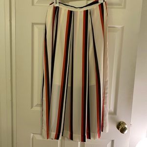 Who What Wear Striped Skirt